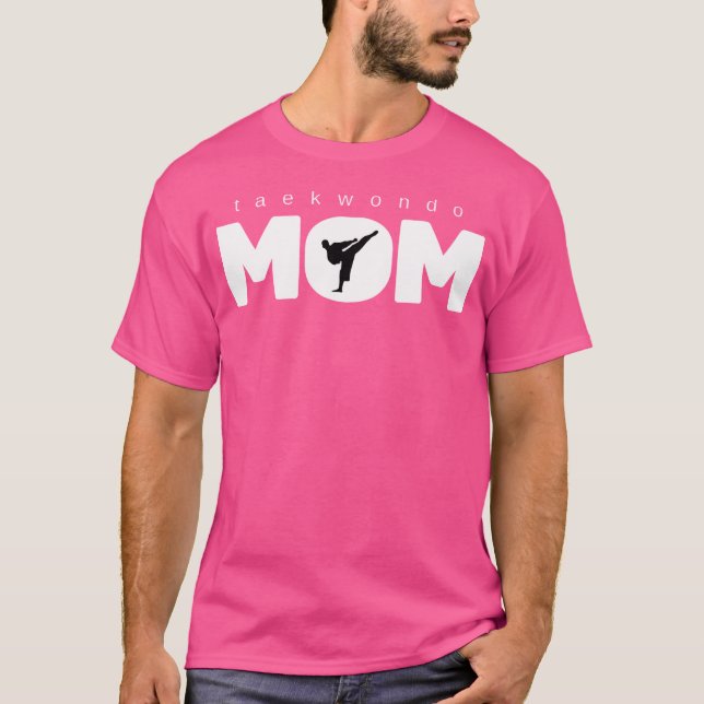 T-shirt Taekwondo Maman (Devant)