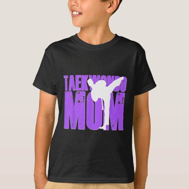 T-shirt Taekwondo Maman Chemise Tae Kwon Do Martial Arts M (Devant)