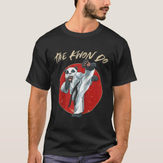 T-shirt Taekwondo Panda Tkd Korean Mial Baseball