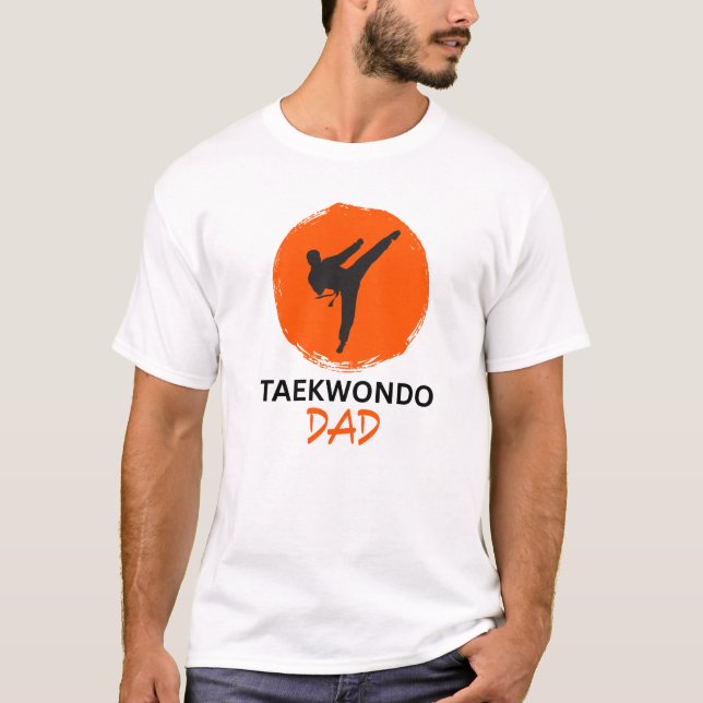 T-shirt Taekwondo Papa (Devant)
