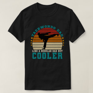 T-shirt Taekwondo papa comme un papa ordinaire mais un Gla