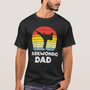 T-shirt Taekwondo Papa Sunset Arts Martiaux Coréens