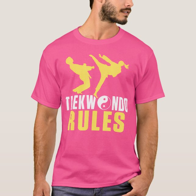 T-shirt Taekwondo Règles Taekwondo (Devant)