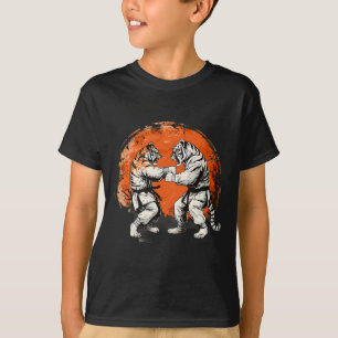 T-shirt Taekwondo Tiger Kickboxing Jiu-jitsu Kung Fu Marti