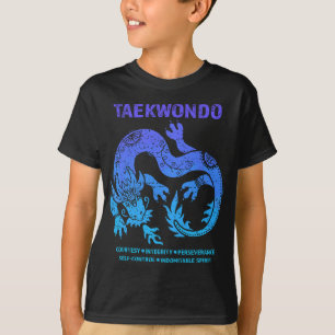 T-shirt Taekwondo TKD Tae Kwon Do Dragon Art Martial Arts
