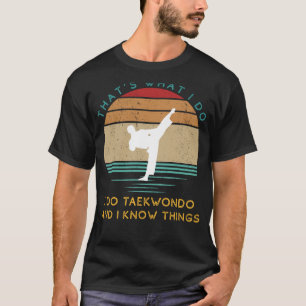 T-shirt Taekwondo Whiz : Expert Moves & Sharp Insights Tee