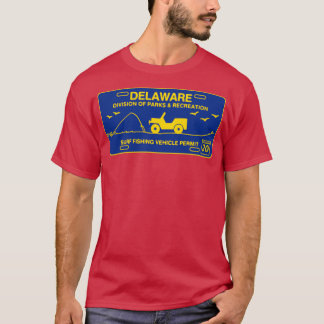 T-shirt Tag de plage du Delaware