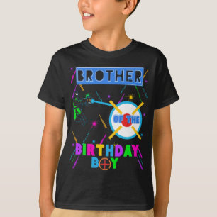 T-shirt Tag laser Anniversaire Garçon Party Gamer Frère 