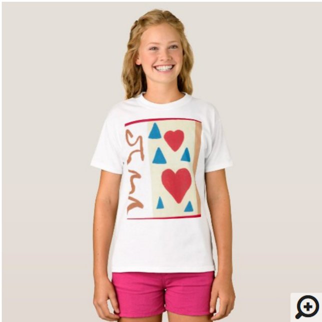 T-Shirt TAGLESS pour filles (Créateur téléchargé)