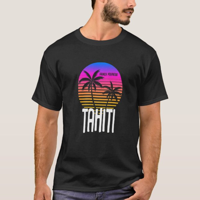 T-shirt Tahiti French Polynesia (Devant)