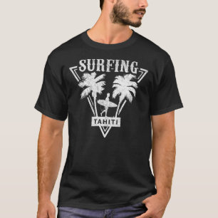 T-shirt Tahiti Surf Clothes Tahiti Souvenir