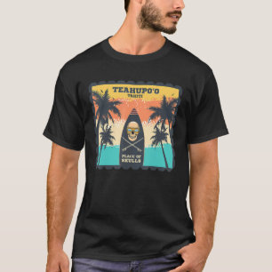 T-shirt Tahiti Surf Teahupoo Palms Waves Polynésie Surf