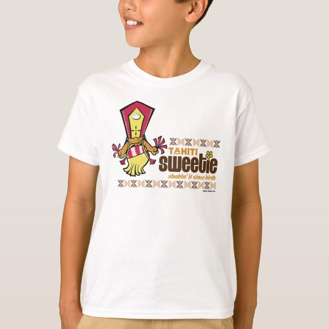 T-shirt Tahiti Sweetie couleur complète 2 (Devant)