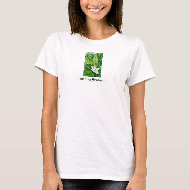 T-shirt Tahitian Gardenia (Devant)