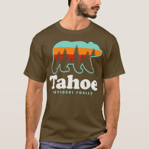T-shirt Tahoe National Forest Camping Lac Tahoe Randonnée 