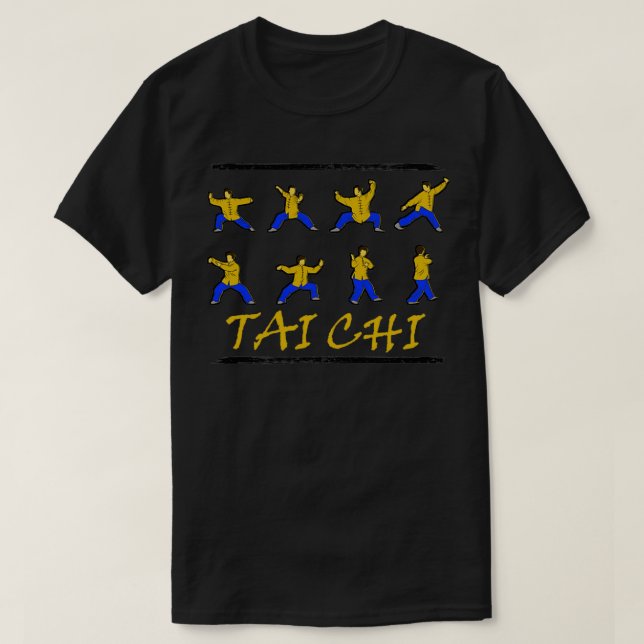 T-shirt Tai Chi Arts Martiaux Autodéfense Cadeau 6 (Design devant)
