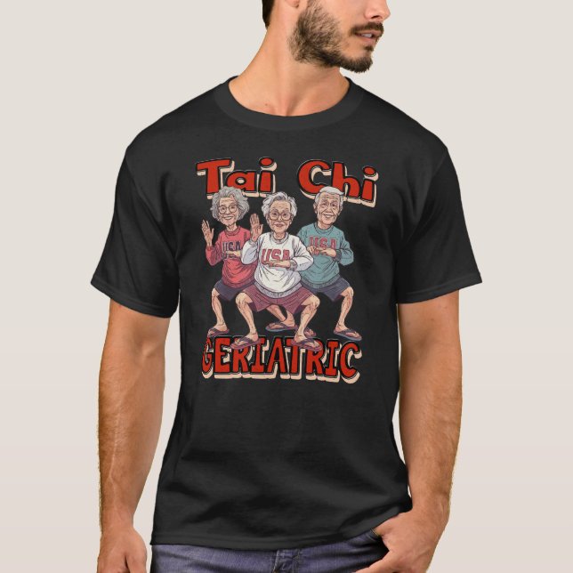 T-SHIRT TAI CHI GÉRIATRIQUE (Devant)