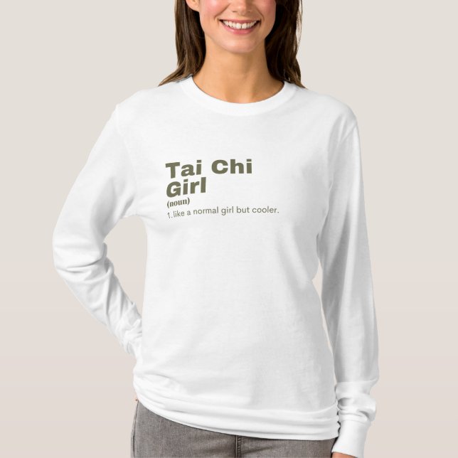 T-shirt Tai Chi Girl - Tai Chi (Devant)