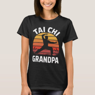 T-shirt Tai Chi Grand-père Senior Fitness Yoga Lance Santé