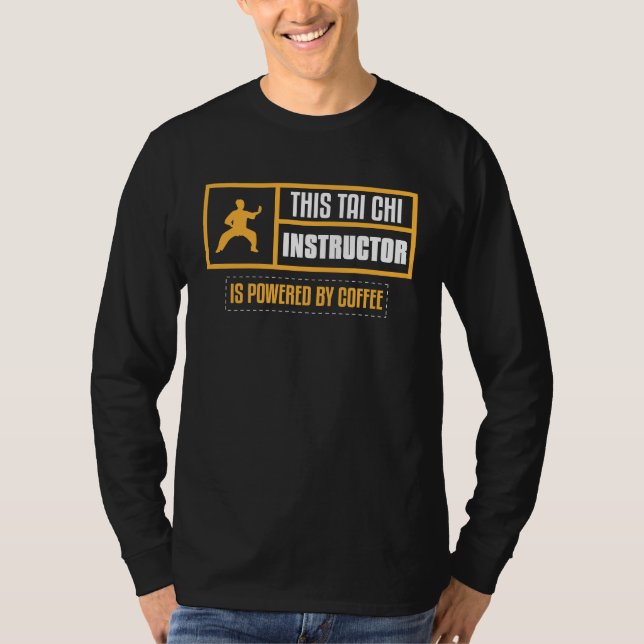 T-shirt Tai Chi Instructor Yin Yang Meditation Meditative (Devant)