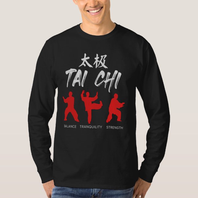 T-shirt Tai Chi Martial Arts Chinese Shaolin Master Shaoli (Devant)