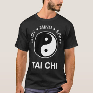 T-shirt Tai Chi pour le bien-être du corps mental Yin Yang