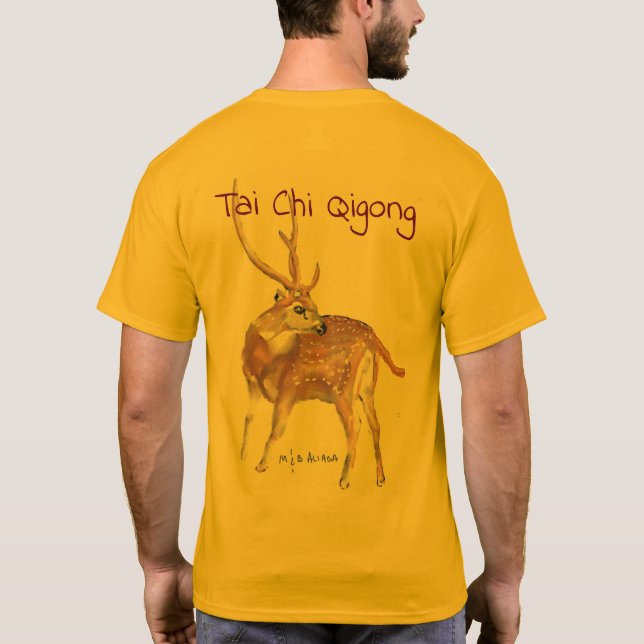 T-shirt Tai Chi Qigong Deer (Dos)
