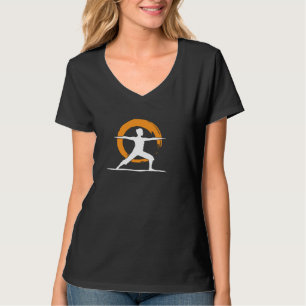 T-shirt Tai Chi Qigong femme Zen cercle Qi Gong Thai chi