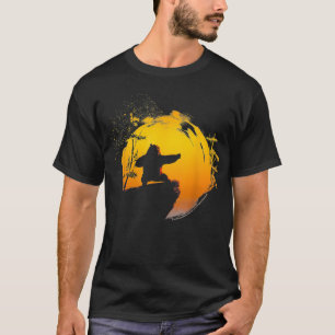T-shirt Tai Chi Sunset Silhouette