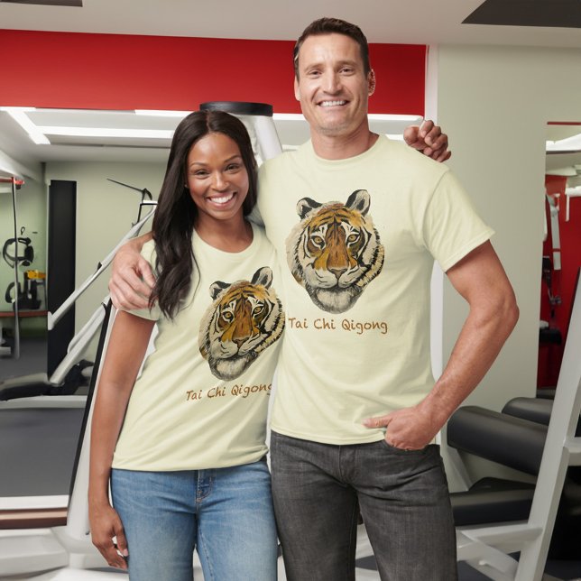 T-shirt Tai Chi Tiger mobile silencieuxExercice Chemise (Créateur téléchargé)