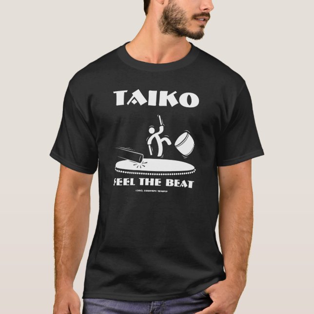 T-shirt Taiko - sentez le battement (Devant)