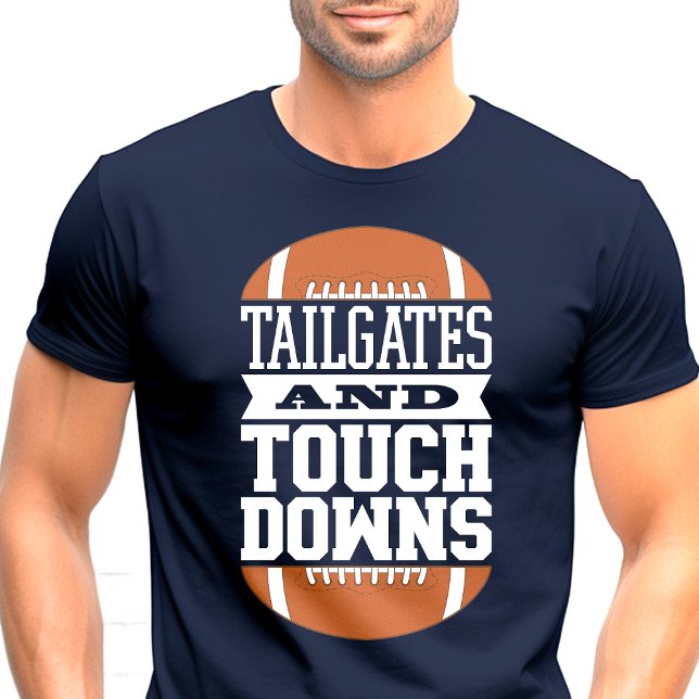 T-shirt Tailgates et Touchdowns Football Sports (Créateur téléchargé)
