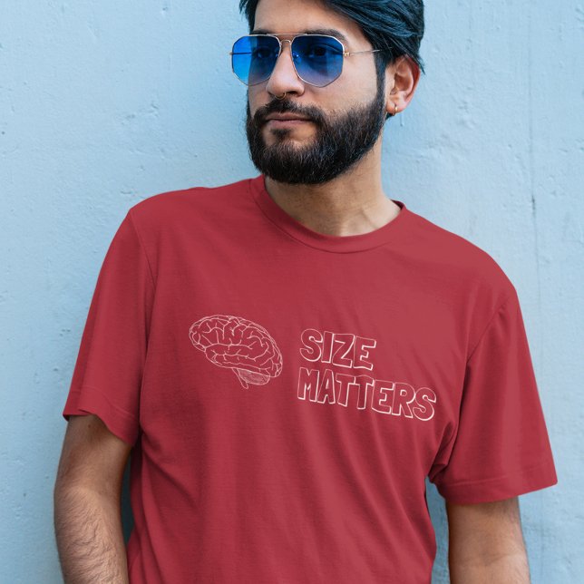 T-shirt Taille, ça compte insinuations académiques (Créateur téléchargé)