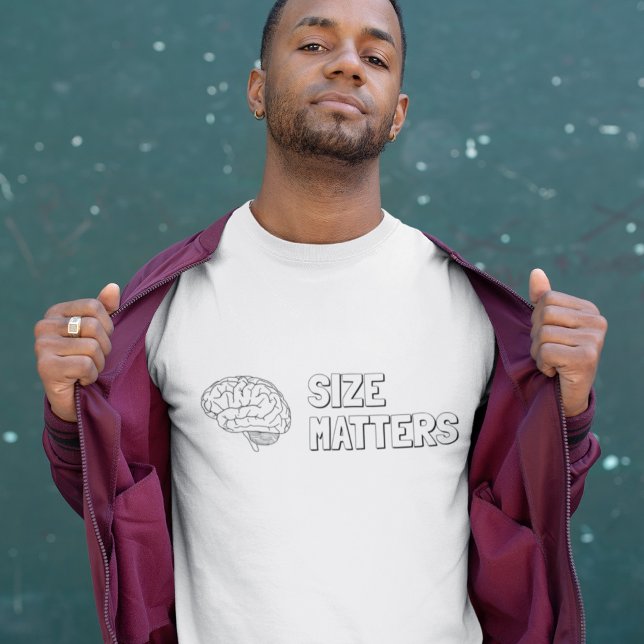 T-shirt Taille compte cerveau (Créateur téléchargé)