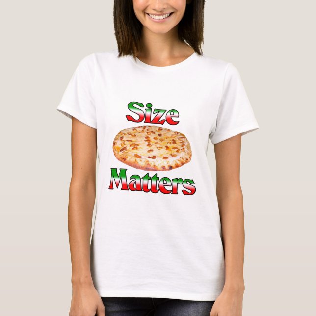 T-shirt Taille importante (Pizza) (Devant)