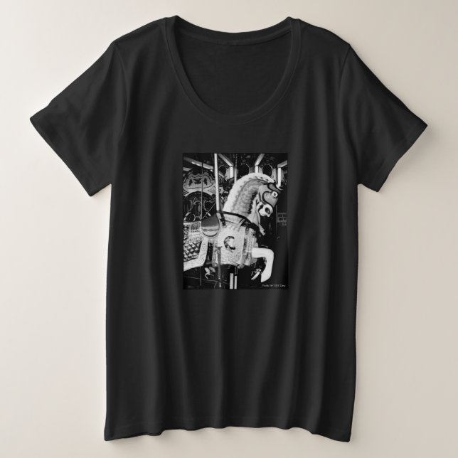 T-shirt taille plus "Les dames du King Horse" (Design devant)