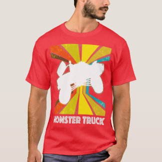 T-shirt Taille vintage de la bande Monster Camion Voiture