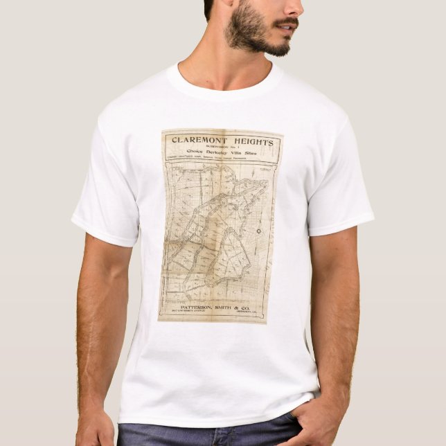 T-shirt Tailles de Claremont (Devant)