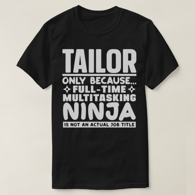 T-shirt Tailor Ninja (Design devant)