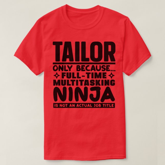 T-shirt Tailor Ninja 1 (Design devant)