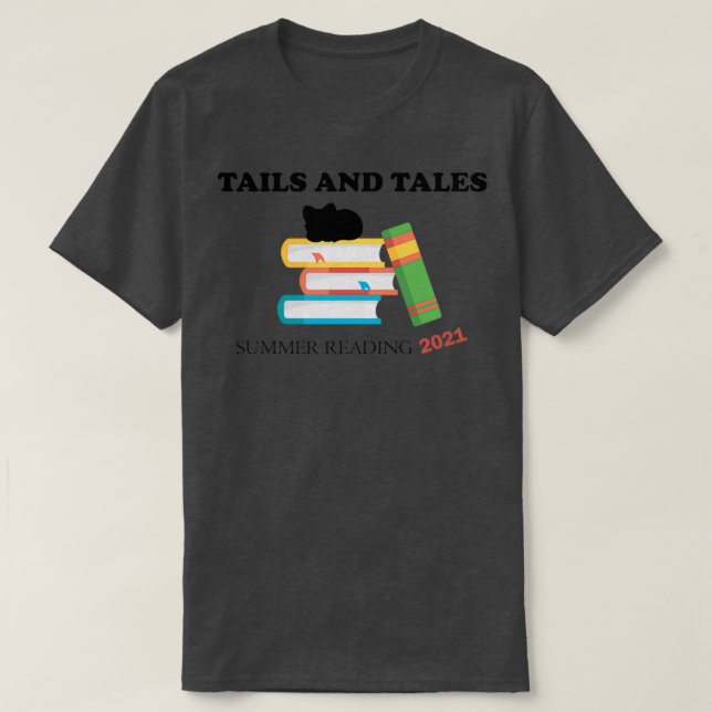 T-shirt Tails And Tales Summer Reading 2021 (Design devant)
