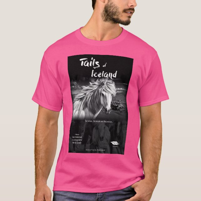 T-shirt Tails De L'Affiche De Film Islande (Devant)