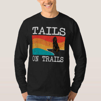 T-shirt Tails Sur Les Sentiers Gordon Setter Chien Drôle R
