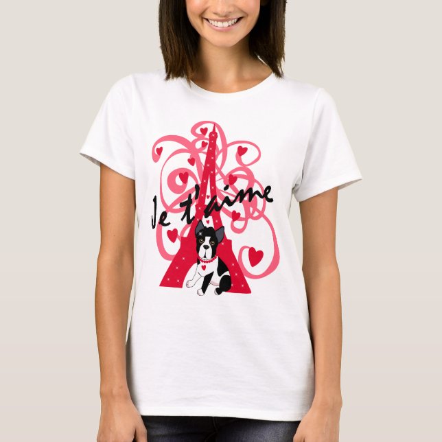 T-shirt T'aime de Je (Devant)