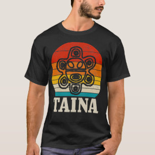 T-shirt Taina Sun Vintage Porto Rico Boricua Taino Borike