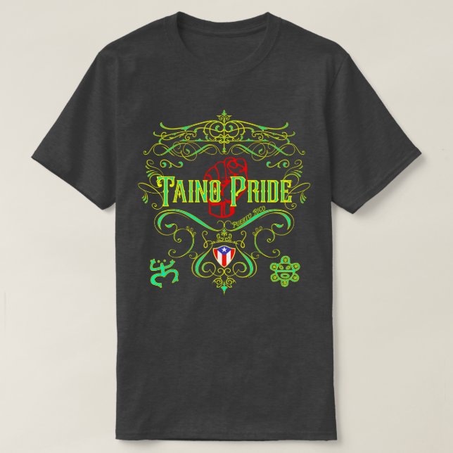 T-shirt Taino Pride Style Vintage (Design devant)