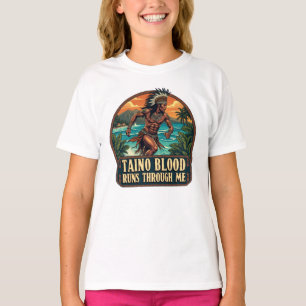 T-shirt Taino Warrior Porto Rico Indigène Caraïbes