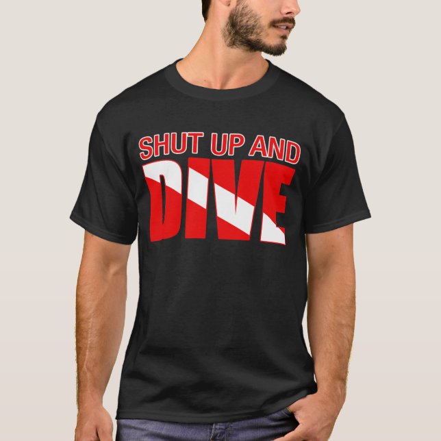 T-shirt Tais-toi et plongez (Devant)