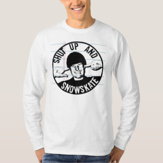 T-shirt tais-toi et snowskate