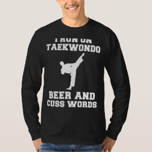 T-shirt Taisez, sirotez et souriez ! Beer & C Taekwondo